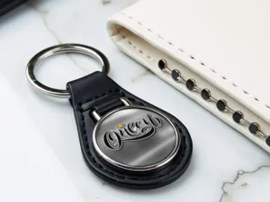 Leather Key Stylish Look Sturdy Design